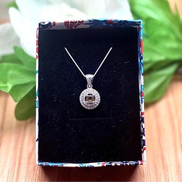 925 Sterling Silver Turkish Zultanite Necklace Wedding Jewelry for Women, NEW - Picture 7 of 7